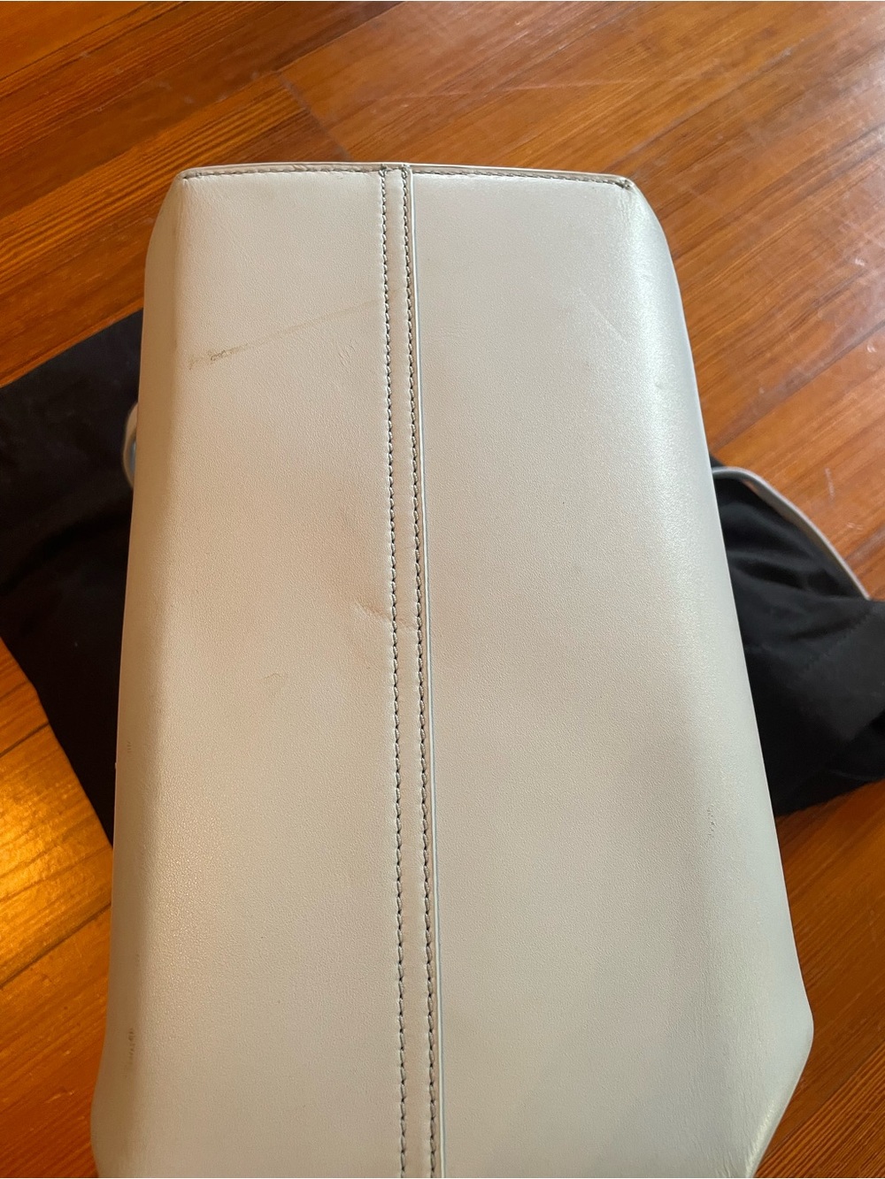 KARA New York Tie Crossbody Bag Baby Powder Blue - Picture 4 of 11